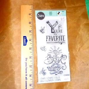 Sizzix Clear Stamps - You're My Favorite by